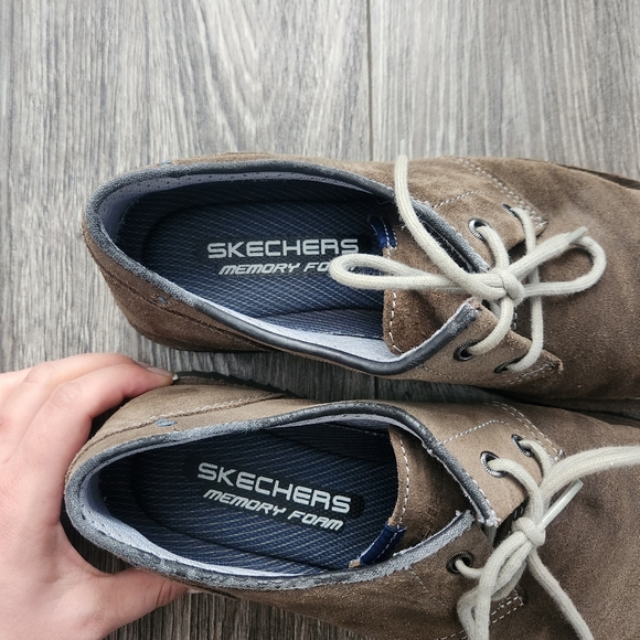 Skechers Mens Memory Foam Oxford Shoes 9.5 - Picture 10 of 12